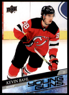 Hokejová karta Kevin Bahl UD Extended 2020-21 Young Guns č. 720