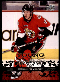 Hokejová karta Jesse Winchester UD S2 2008-09 Young Guns č. 482