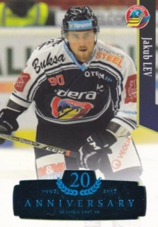 Hokejová karta Jakub Lev OFS 17/18 S.I. Blue 