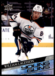 Hokejová karta William Lagesson UD S2 2020-21 Young Guns č. 479