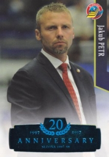 Hokejová karta Jakub Petr OFS 17/18 S.I. Blue 