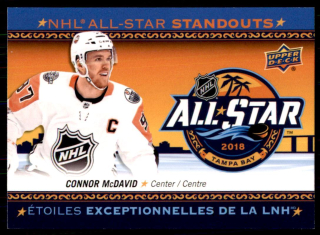 Hokejová karta Connor McDavid UD Tim Hortons 2018-19 All-Star Standouts č. AS-1