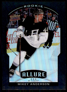 Hokejová karta Mikey Anderson UD Allure 2020-21 Black Rainbow č. 83