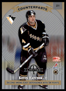 Hokejová karta D. Hatcher / K. Hatcher Donruss Limited Counterparts 97-98 č. 21