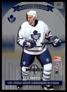 Hokejová karta Jovanovski / Smith Donruss Limited Counterparts 97-98 č. 37