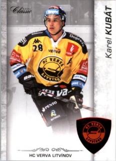 Hokejová karta Karel Kubát OFS 17/18 S.I. Red