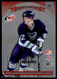 Hokejová karta Juneau / O'Neill Donruss Limited Counterparts 97-98 řadová č. 61
