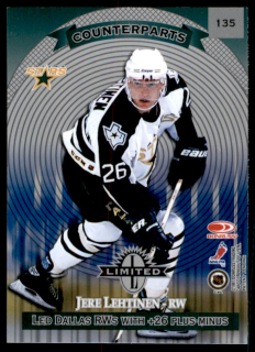 Hokejová karta Sanderson / Lehtinen Donruss Limited Counterparts 97-98 č. 135