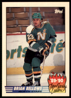 Hokejová karta Brian Bellows Score 1989-90 Team Scoring Leaders č. 15