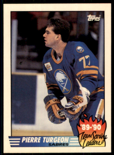 Hokejová karta Pierre Turgeon Score 1989-90 Team Scoring Leaders č. 20
