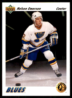 Hokejová karta Nelson Emerson Upper Deck 1991-92 Star Rookie č. 445