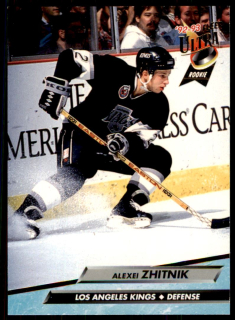 Hokejová karta Alexei Zhitnik Fleer Ultra 1992-93 Rookie č. 314