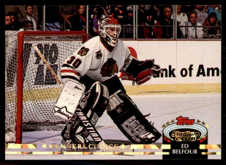 Hokejová karta Ed Belfour Topps Stadium Club 1992-93 Members Choice č. 243
