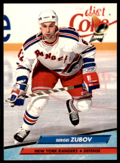 Hokejová karta Sergei Zubov Fleer Ultra 1992-93 Rookie č. 359
