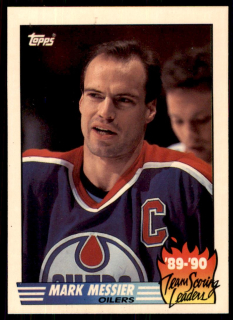 Hokejová karta Mark Messier Score 1989-90 Team Scoring Leaders č. 16