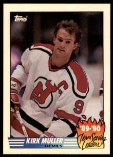 Hokejová karta Kirk Muller Score 1989-90 Team Scoring Leaders č. 7