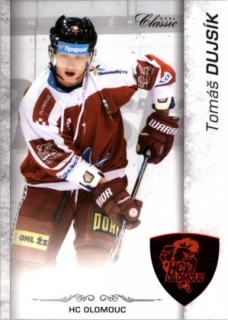 Hokejová karta Tomáš Dujsík OFS 17/18 S.I. Red
