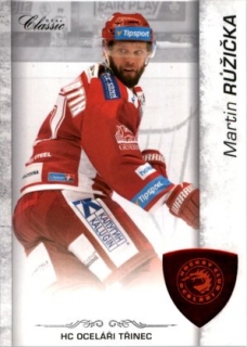 Hokejová karta Martin Růžička OFS 17/18 S.I. Red