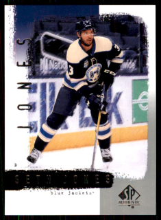 Hokejová karta Seth Jones UD SP Authentic 2020-21 Retro č. R52