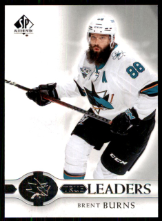 Hokejová karta Brent Burns UD SP Authentic 2020-21 True Leaders č. TL-BB