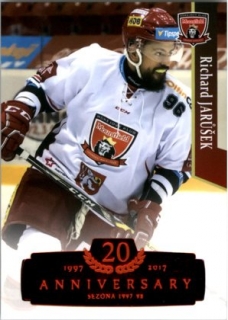 Hokejová karta Richard Jarůšek OFS 17/18 S.I. Retro Red