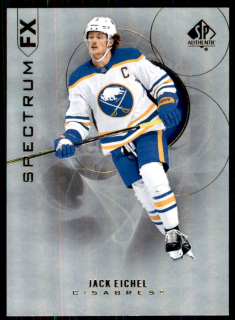 Hokejová karta Jack Eichel UD SP Authentic 2020-21 Spectrum FX č. S-26