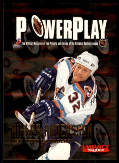 Hokejová karta Niklas Andersson Fleer SkyBox Impact 1996-97 Power Play č. 165