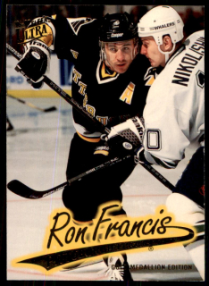 Hokejová karta Ron Francis Fleer Ultra 1996-97 Gold Medallion č. G139