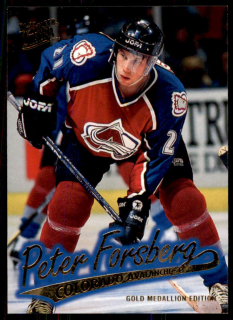 Hokejová karta Peter Forsberg Fleer Ultra 1996-97 Gold Medallion č. G35