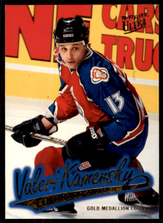 Hokejová karta Valeri Kamensky Fleer Ultra 1996-97 Gold Medallion č. G36