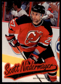 Hokejová karta Scott Niedermayer Fleer Ultra 1996-97 Gold Medallion č. G94