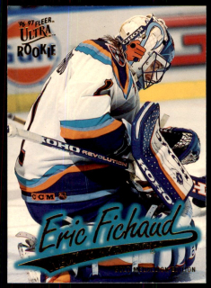 Hokejová karta Eric Fichaud Fleer Ultra 1996-97 Gold Medallion č. G100