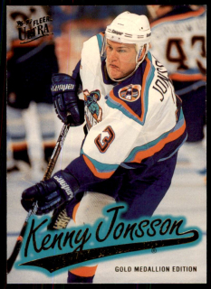 Hokejová karta Kenny Jonsson Fleer Ultra 1996-97 Gold Medallion č. G102