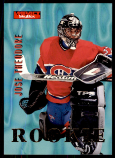 Hokejová karta Jose Theodore Fleer SkyBox Impact 1996-97 Rookie č. 161