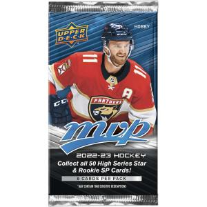 Balíček hokejových karet UD MVP 2022-23 Hobby Box