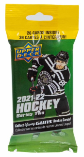 Balíček hokejových karet UD Series 2 2021-22 Fat Pack