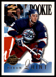 Hokejová karta Deron Quint Pinnacle Summit 1995-96 Rookie č. 181