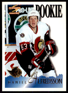 Hokejová karta Daniel Alfredsson Pinnacle Summit 1995-96 Rookie č. 182