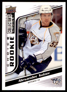Hokejová karta Alexander Sulzer UD Choice 2009-10 Rookie č. 265