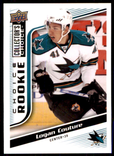 Hokejová karta Logan Couture UD Choice 2009-10 Rookie č. 288