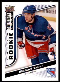 Hokejová karta Michael Sauer UD Choice 2009-10 Rookie č. 274