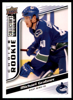 Hokejová karta Michael Grabner UD Choice 2009-10 Rookie č. 299