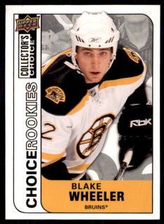 Hokejová karta Blake Wheeler UD Choice 2008-09 Rookie č. 249