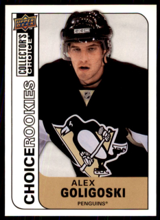 Hokejová karta Alex Goligoski UD Choice 2008-09 Rookie č. 218