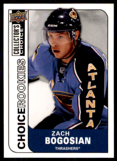 Hokejová karta Zach Bogosian UD Choice 2008-09 Rookie č. 204