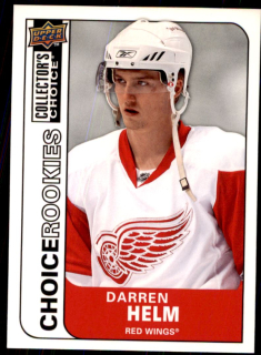 Hokejová karta Darren Helm UD Choice 2008-09 Rookie č. 219