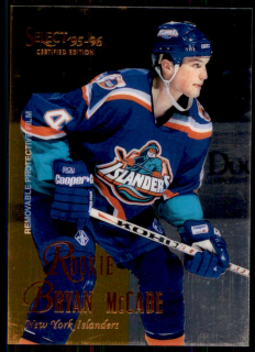 Hokejová karta Bryan McCabe Pinnacle Select 1995-96 Rookie č. 126