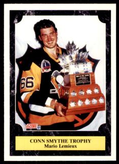 Hokejová karta Mario Lemieux Score 1990-91 Conn S. Trophy č. 426