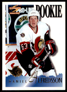 Hokejová karta Daniel Alfredsson Pinnacle Summit 1995-96 Rookie č. 182