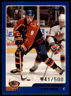 Hokejová karta Marc Savard OPC 2003-04 paralelní /500 č. 93